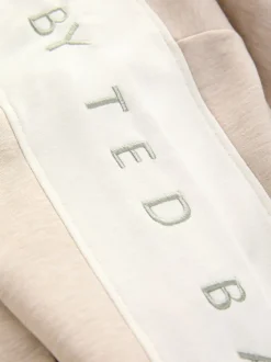 Sweat à capuche B by Ted Baker écru zippé coupe longue