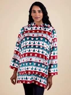 Sweat à capuche Couverture JoJo Maman Bébé Noël Fair Isle