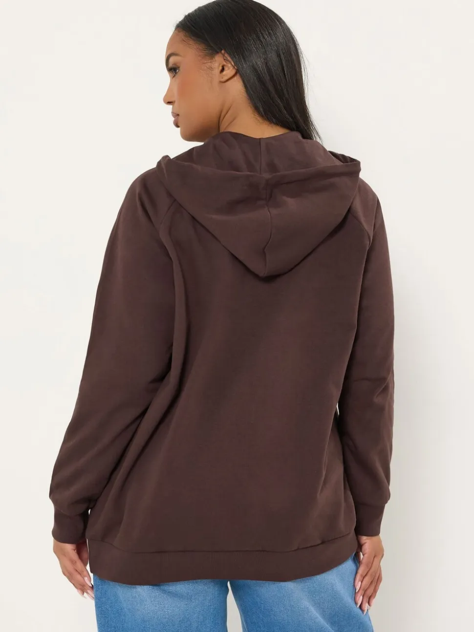 Sweat à capuche Yours Curve zippé