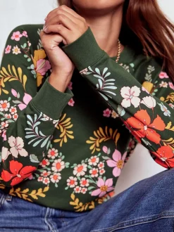Sweat-shirt imprimé Boden Rosa