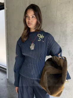Sweat-shirt Never Fully Dressed Pinstripe Barrel