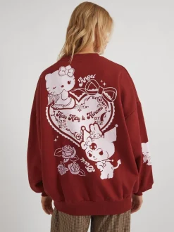 Sweat-shirt Skinnydip Hello Kitty Kuromi