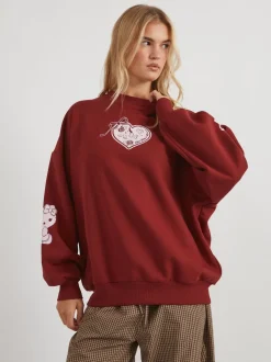 Sweat-shirt Skinnydip Hello Kitty Kuromi