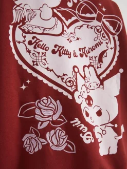 Sweat-shirt Skinnydip Hello Kitty Kuromi