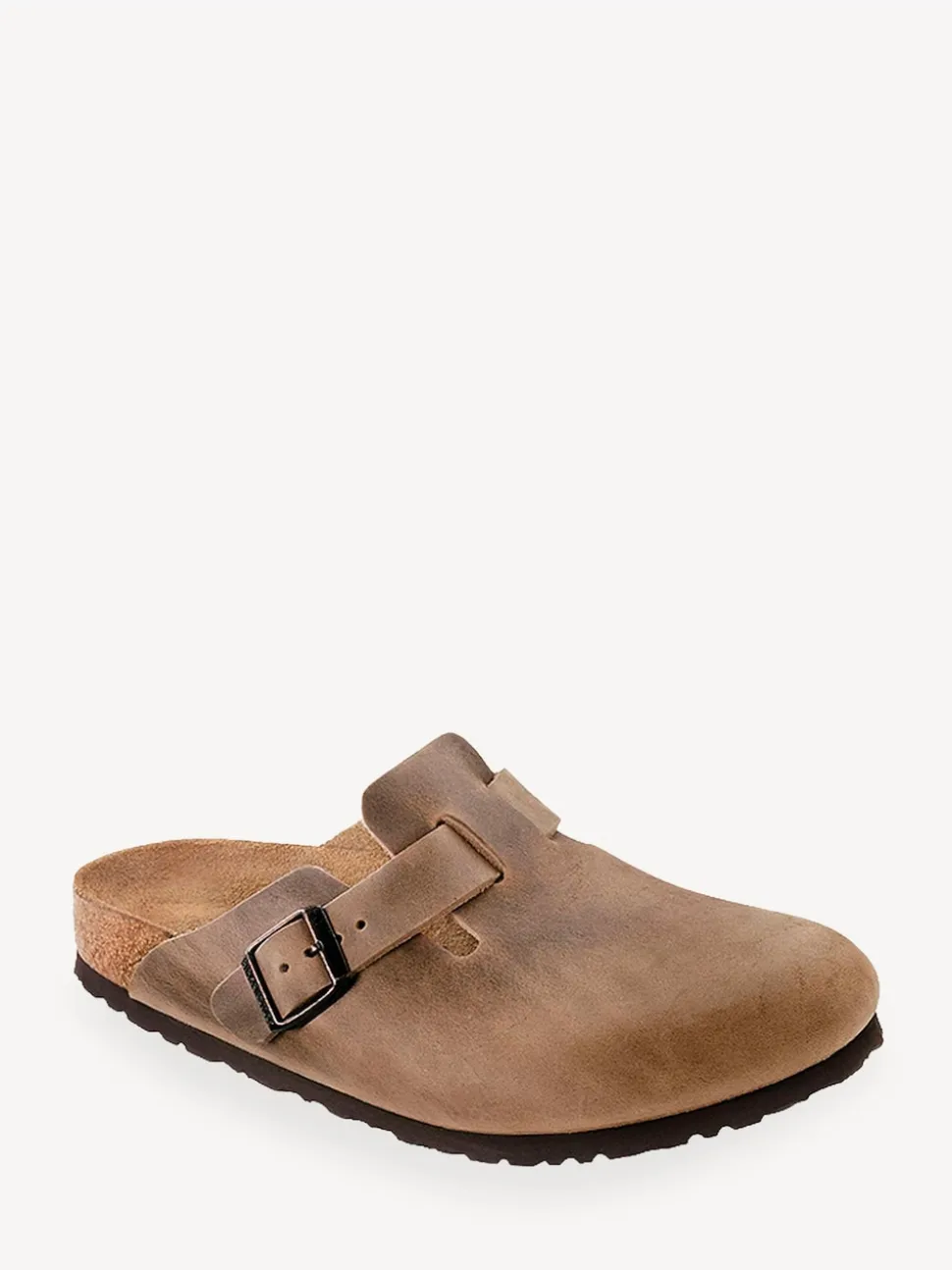 Tabacco marron - Sabots Birkenstock Boston Oil en cuir