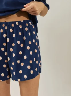Tache de marine - Ensemble pyjama short en coton
