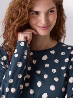Tache de marine - Maternité Manches longues Pyjama