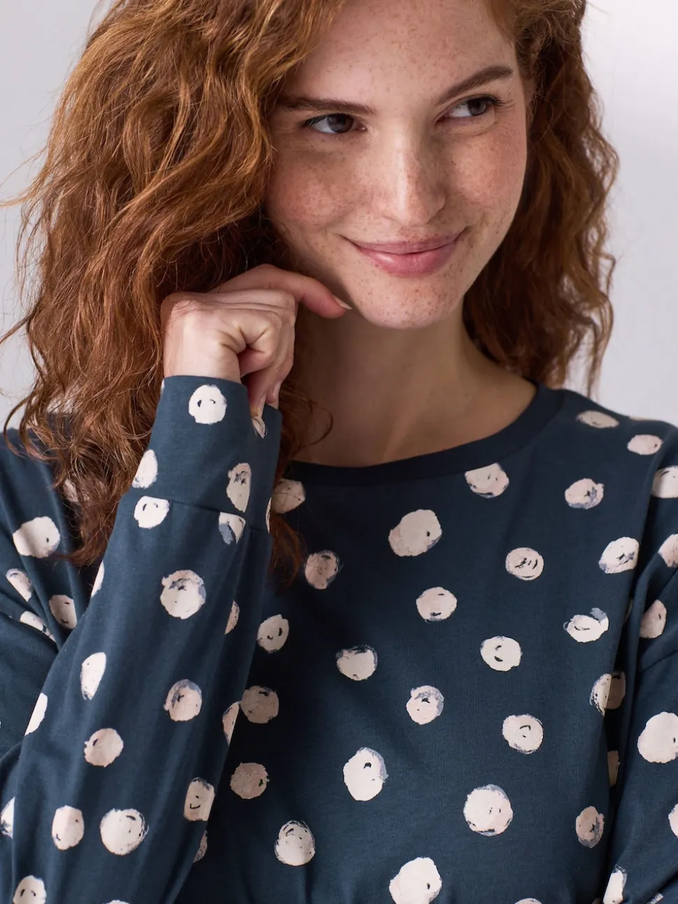 Tache de marine - Maternité Manches longues Pyjama
