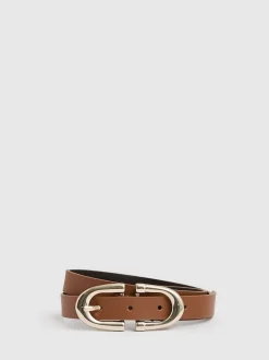 Tan - Ceinture fer à cheval Reiss Bailey