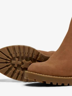 Tan - ONLY Chelsea Bottes/Bottines à talon carré