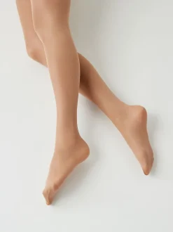 Tan naturel - Collant brillant transparent 20 denier 3 Paquet