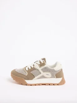 Taupe (Taupe) - Baskets de sport Lipsy À lacets Chunky Tapis de couloir