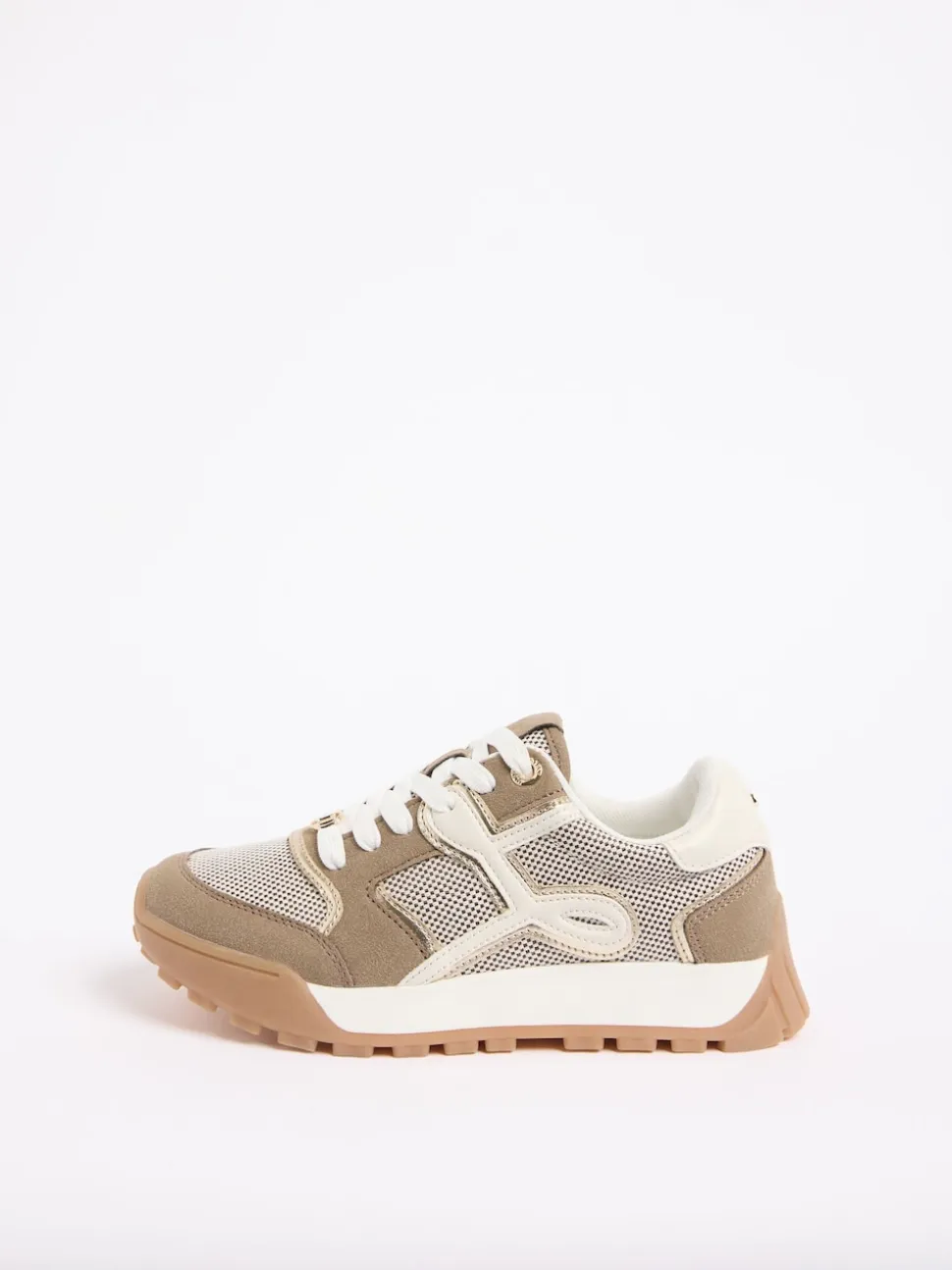 Taupe (Taupe) - Baskets de sport Lipsy À lacets Chunky Tapis de couloir