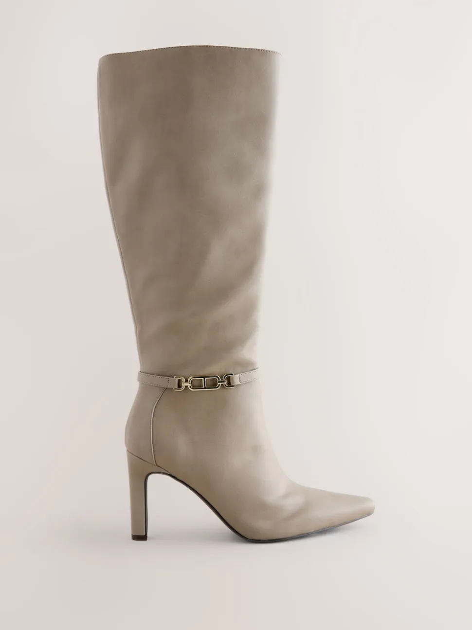 Taupe (Taupe) - Bottes à talons Forever Comfort® à talons hauts avec finitions matérielles