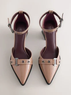 Taupe (Taupe) - Chaussures à talons carrés Forever Comfort® à bout pointu