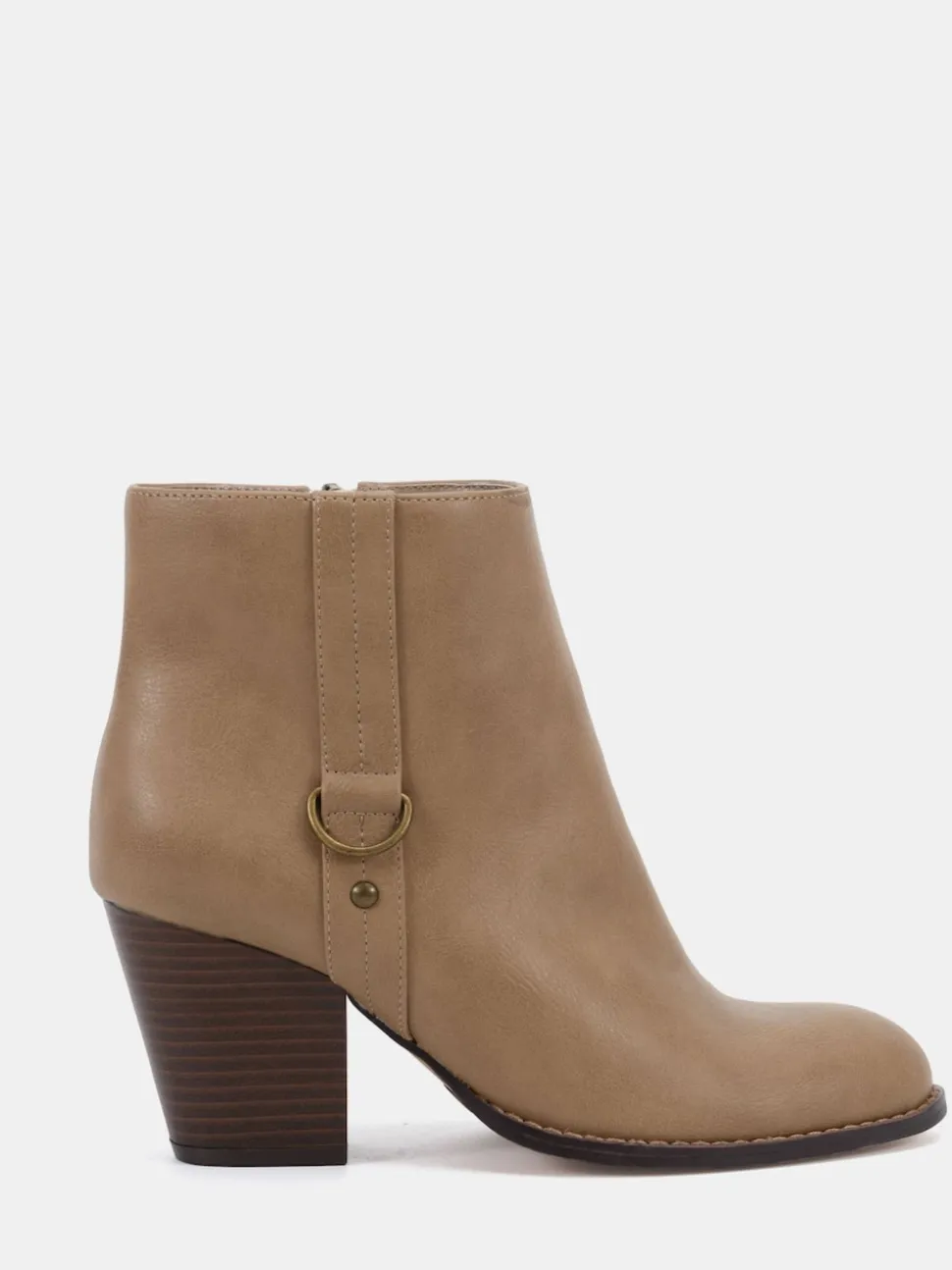 Taupe (Taupe) - Novo Bottes à talons Juliette Coupe large