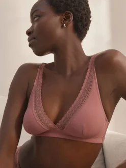 Taupe (Taupe) - Soutien-gorge Ultimate Comfort Premium en dentelle et micro modal