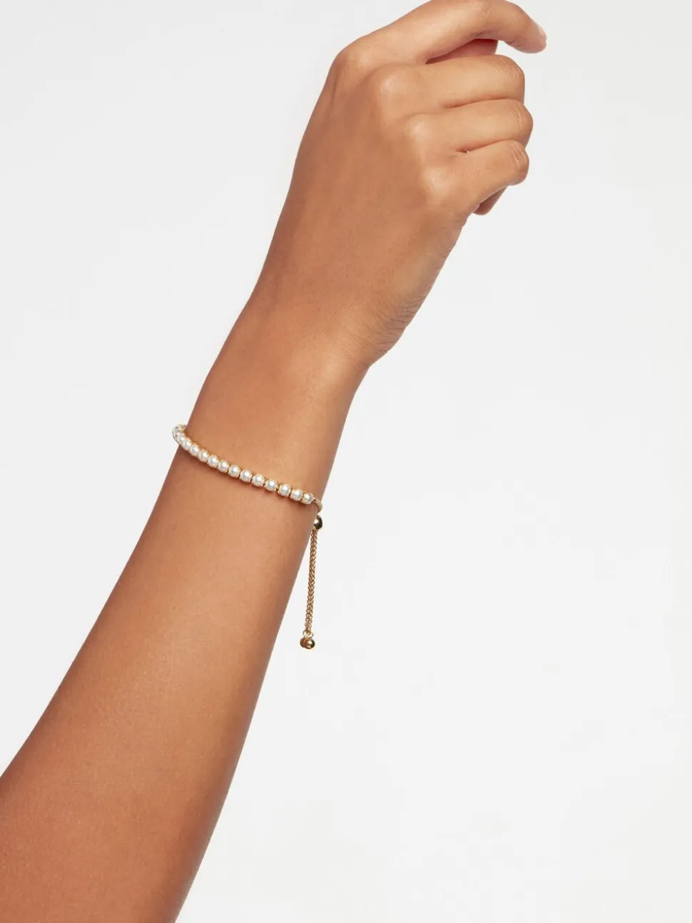 Ted Baker PERRMEL : bracelet tennis réglable en perles