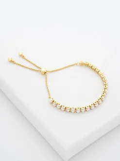 Ted Baker PERRMEL : bracelet tennis réglable en perles