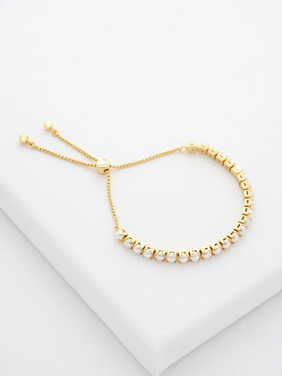 Ted Baker PERRMEL : bracelet tennis réglable en perles