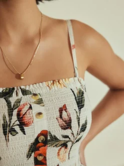 Terrain blanc - Combinaison bandeau en lin