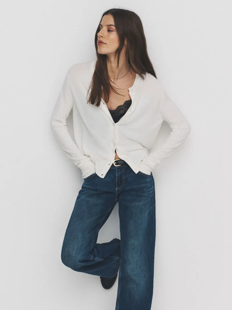 The Set 4 Pack Fine Knit boutonné Cardigan