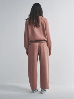 The Set Ensemble surdimensionné avec Sweat-shirt raglan et Joggings Coupe ballon