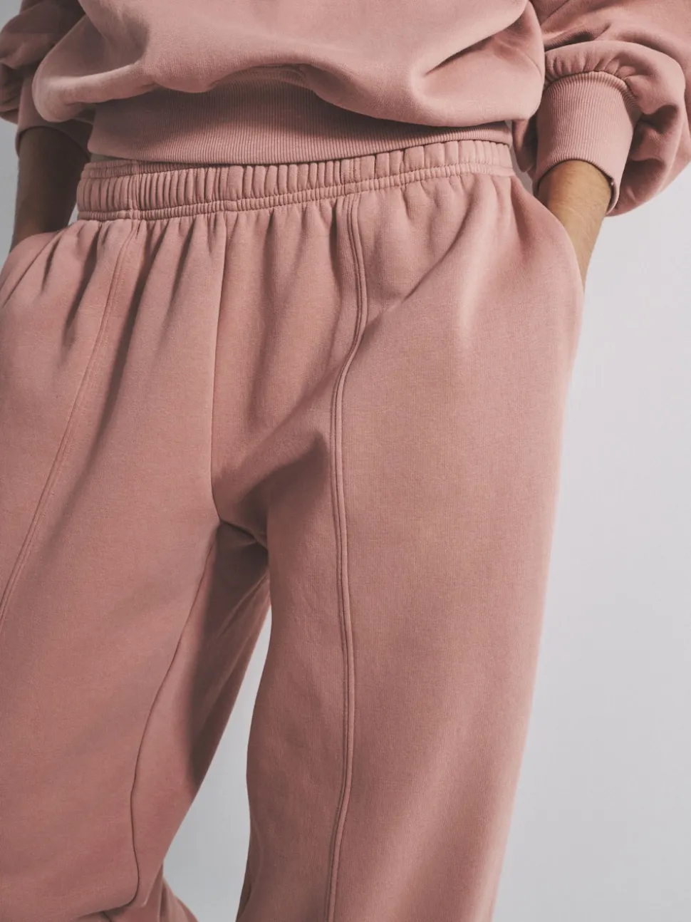 The Set Ensemble surdimensionné avec Sweat-shirt raglan et Joggings Coupe ballon