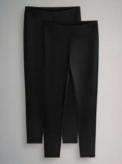 The Set lot de 2 leggings en ponte
