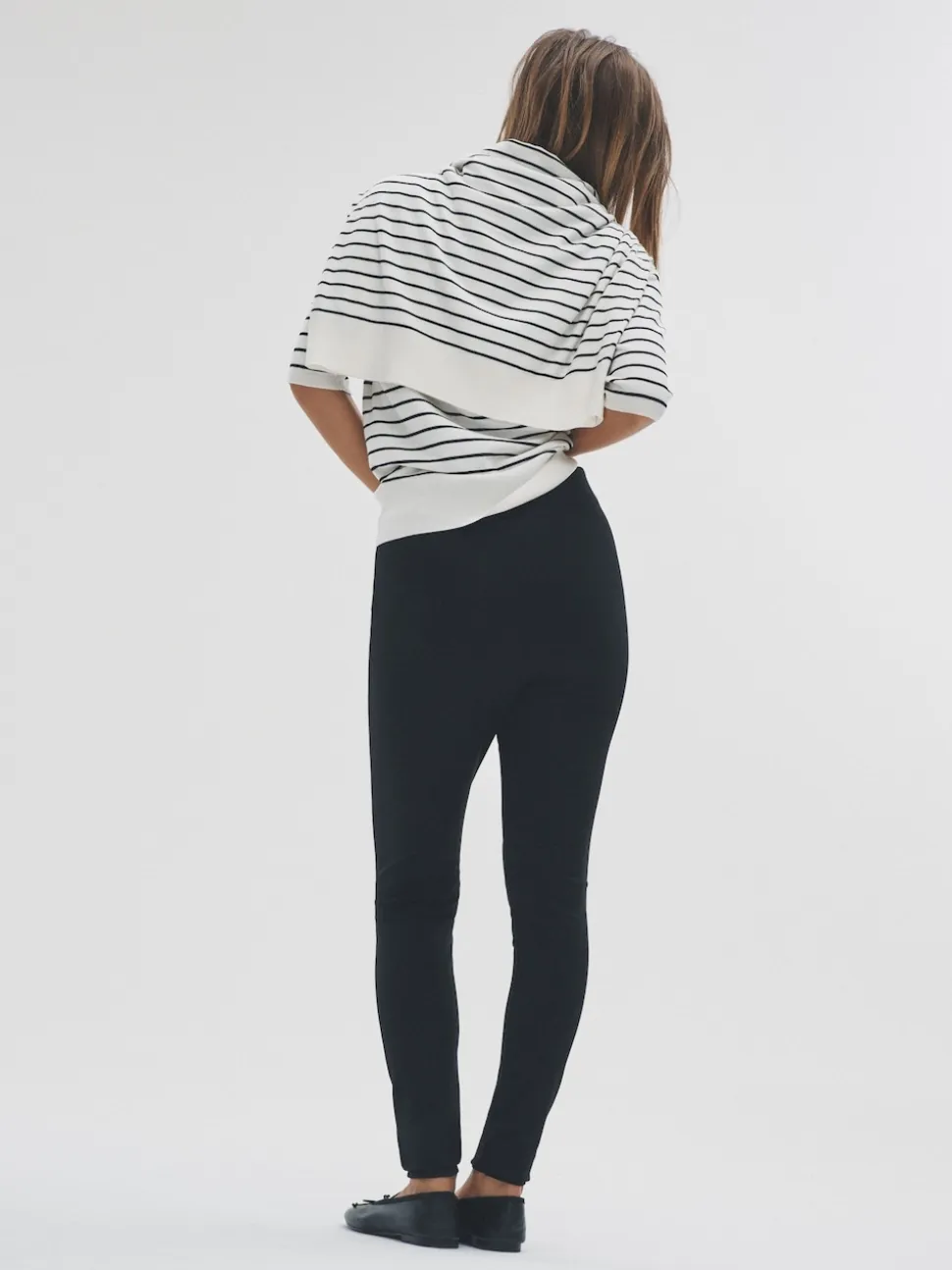 The Set lot de 2 leggings en ponte