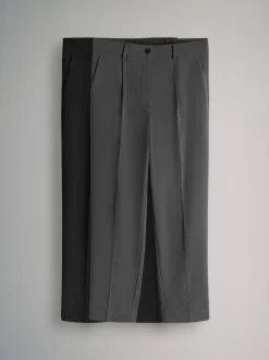 The Set lot de 2 pantalons élégants fuselés