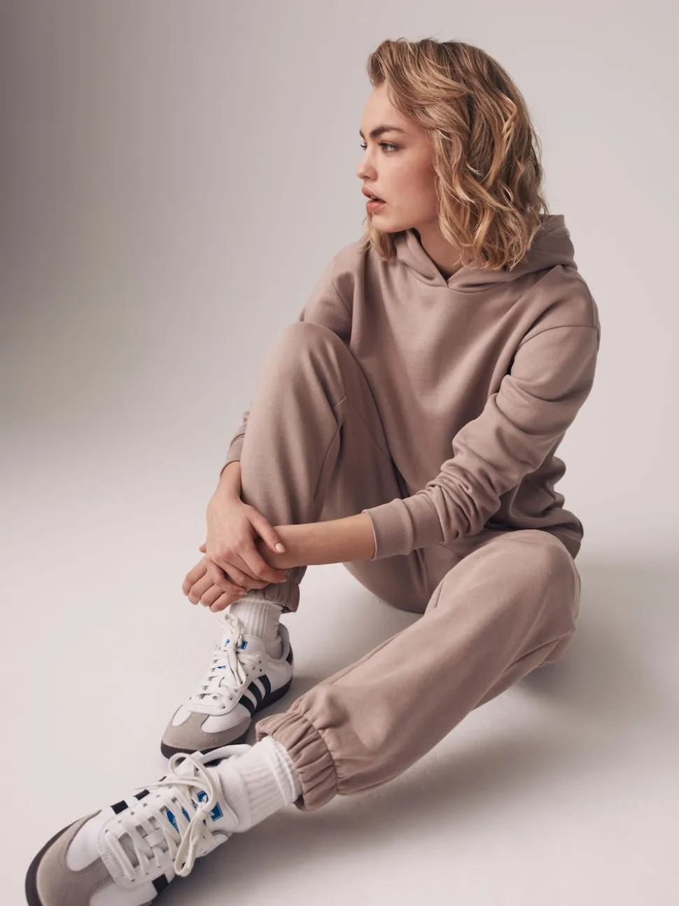 The Set 3{Lot Sweat-shirt décontracté à capuche