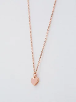 Ton d'or de rose - Ted Baker HARA : Collier avec pendentif petit cœur