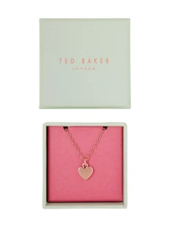Ton d'or de rose - Ted Baker HARA : Collier avec pendentif petit cœur