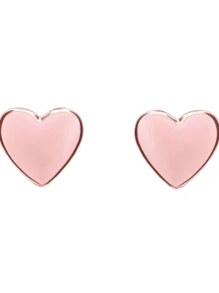 Ton d'or de rose - Ted Baker HARLY : Boucles d’oreilles à petits cœurs