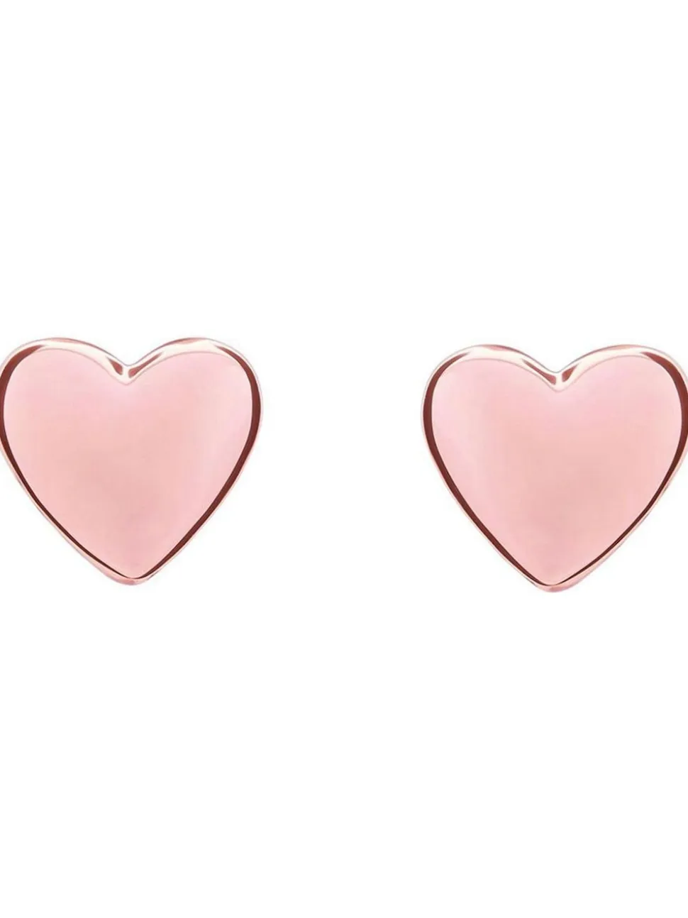 Ton d'or de rose - Ted Baker HARLY : Boucles d’oreilles à petits cœurs