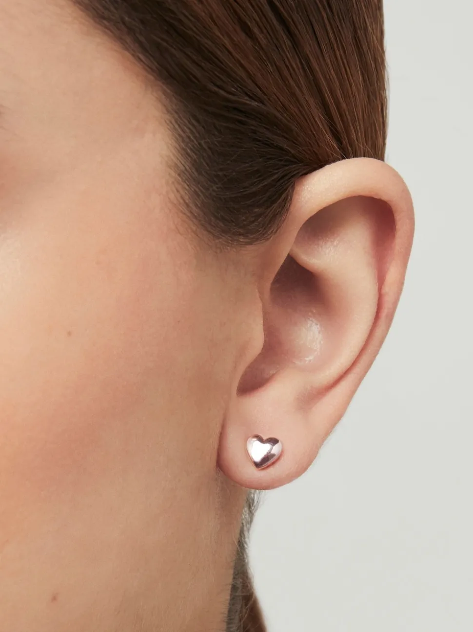 Ton d'or de rose - Ted Baker HARLY : Boucles d’oreilles à petits cœurs
