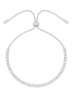 Tonalité argentée - Bracelet de tennis Estella Bartlett