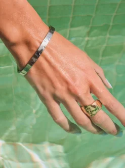Tonalité argentée - Bracelet en acier inoxydable
