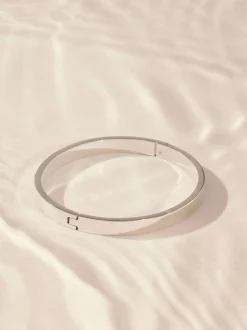 Tonalité argentée - Bracelet en acier inoxydable