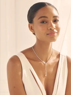 Tonalité argentée - Collier Cupchain Y