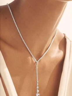 Tonalité argentée - Collier Cupchain Y