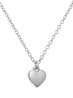 Tonalité argentée - Ted Baker HARA : Collier avec pendentif petit cœur