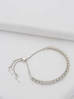 Tonalité argentée - Ted Baker Tone Melrah: Bracelet Curseur Icon Crystal, cristal transparent