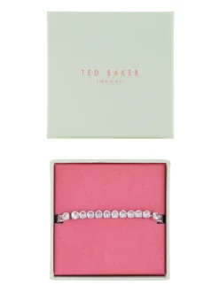 Tonalité argentée - Ted Baker Tone Melrah: Bracelet Curseur Icon Crystal, cristal transparent