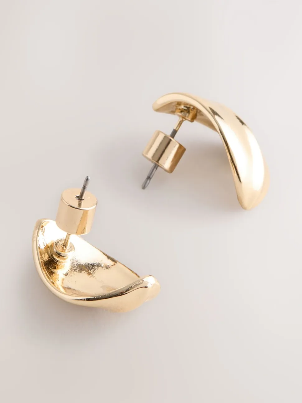 Tonalité d'or - Boucles d'oreilles Bouton