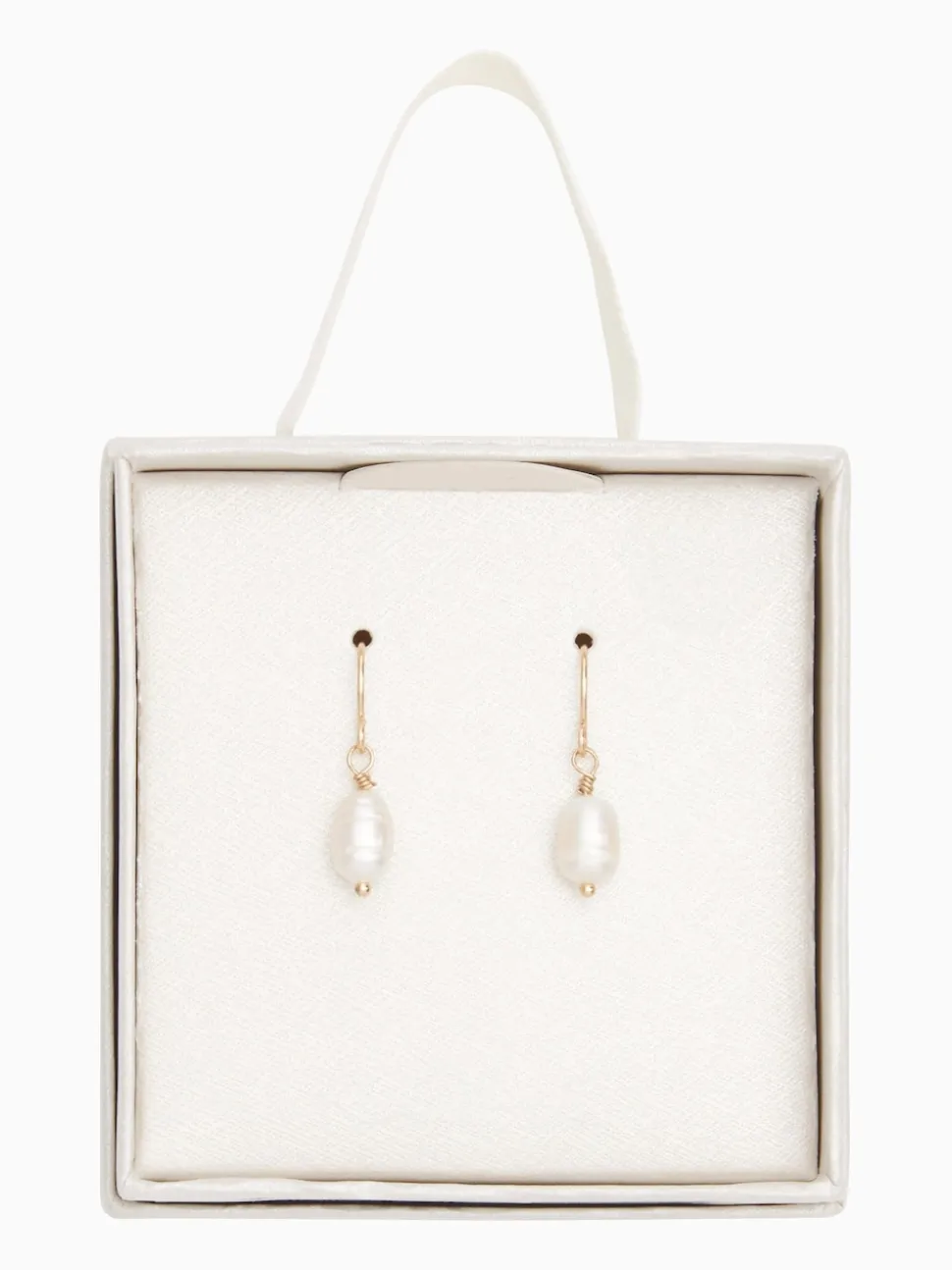 Tonalité d'or - Boucles d’oreilles délicates à perles d’eau douce