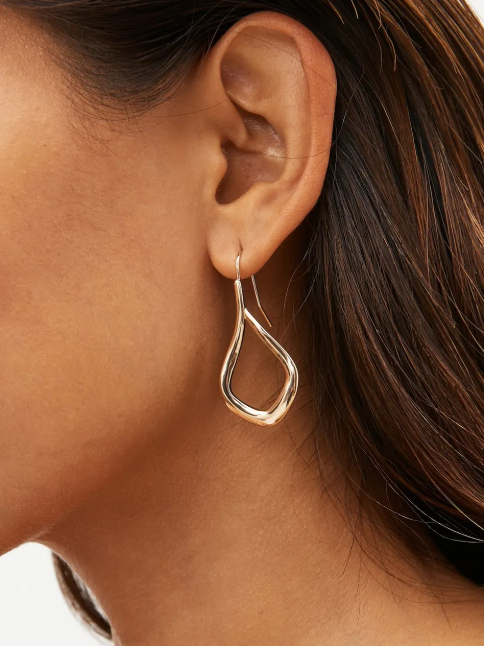 Tonalité d'or - Boucles d'oreilles Tear Drop