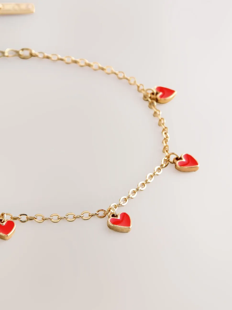 Tonalité d'or - Bracelet cœur délicat