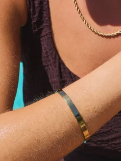 Tonalité d'or - Bracelet en acier inoxydable